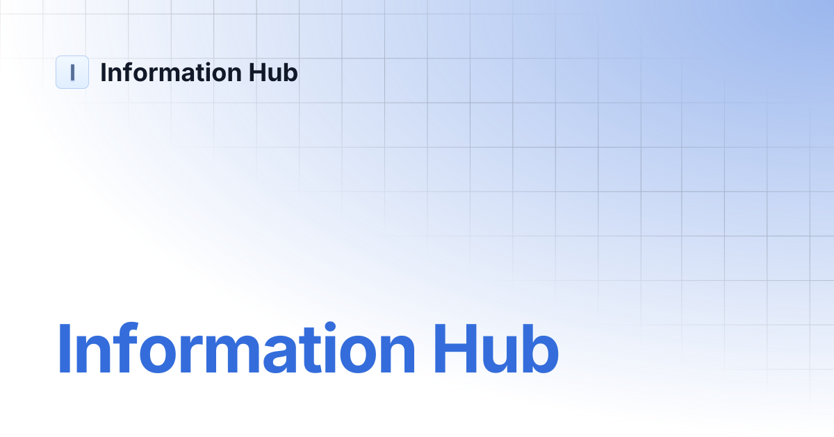 Information Hub